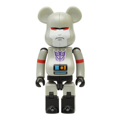 メディコムトイ ベアブリック200% TRANSFORMERS MEGATRON フィギュア おもちゃ 置物 グレー メンズ MEDICOM TOY 【中古】