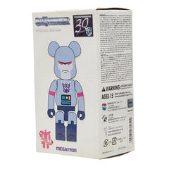 メディコムトイ ベアブリック200% TRANSFORMERS MEGATRON フィギュア おもちゃ 置物 グレー メンズ MEDICOM TOY 【中古】
