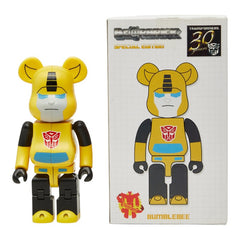 メディコムトイ ベアブリック200% TRANSFORMERS BUMBLEBEE フィギュア おもちゃ 置物 イエロー メンズ MEDICOM TOY 【中古】