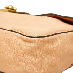 クロエ エルシー チェーン ショルダーバッグ ピンクオレンジ レザー レディース Chloe 【中古】