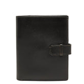 エルメス ベアンコンパクト 二つ折り財布 ブラック カーフ レディース HERMES 【中古】