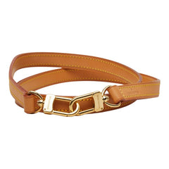 ルイ ヴィトン ショルダーストラップ ベージュ ゴールド レザー メッキ レディース LOUIS VUITTON 【中古】