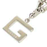 グッチ Gロゴ チェーンベルト シルバー メタル レディース GUCCI 【中古】