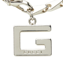 グッチ Gロゴ チェーンベルト シルバー メタル レディース GUCCI 【中古】
