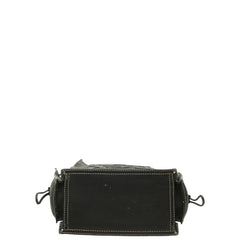 ロエベ アナグラム トートバッグ ハンドバッグ ブラック レザー レディース LOEWE 【中古】