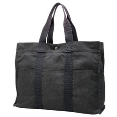 エルメス エールラインGM トートバッグ ハンドバッグ グレー キャンバス レディース HERMES 【中古】
