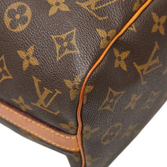 ルイ ヴィトン モノグラム フラネリー45 ボストンバッグ ショルダーバッグ M51115 ブラウン PVC レザー レディース LOUIS VUITTON 【中古】