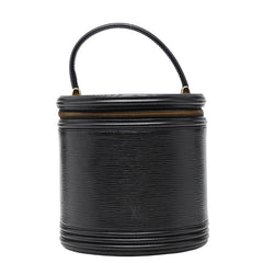 ルイ ヴィトン エピ カンヌ ハンドバッグ バニティバッグ M48032 ノワール ブラック レザー レディース LOUIS VUITTON 【中古】