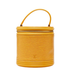 ルイ ヴィトン エピ カンヌ ハンドバッグ バニティバッグ M48039 タッシリイエロー レザー レディース LOUIS VUITTON 【中古】