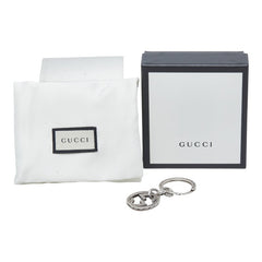 グッチ インターロッキングG キーリング キーホルダー チャーム SV925 シルバー レディース GUCCI 【中古】