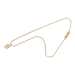 ジバンシー Gロゴ ペンダント ネックレス ゴールド メッキ ラインストーン レディース Givenchy 【中古】
