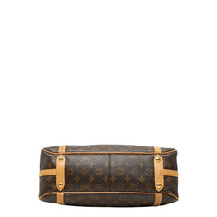 ルイ ヴィトン モノグラム ストレーザPM ハンドバッグ ショルダーバッグ M51186 ブラウン PVC レザー レディース LOUIS VUITTON 【中古】