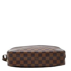 ルイ ヴィトン ダミエ トロカデロ27 斜め掛け ショルダーバッグ N48085 ブラウン PVC レザー レディース LOUIS VUITTON 中古