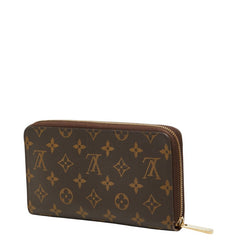 ルイ ヴィトン モノグラム ジッピーオーガナイザー 長財布 M60002 ブラウン PVC レザー レディース LOUIS VUITTON 【中古】