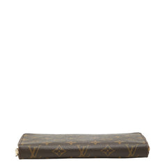 ルイ ヴィトン モノグラム ジッピーオーガナイザー 長財布 M60002 ブラウン PVC レザー レディース LOUIS VUITTON 【中古】