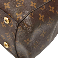 ルイ ヴィトン モノグラム モンテーニュMM ハンドバッグ ショルダーバッグ 2WAY M41056 ブラウン PVC レザー レディース LOUIS VUITTON 【中古】