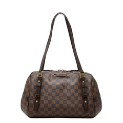 ルイ ヴィトン ダミエ リヴィントンPM トートバッグ ショルダーバッグ N41157 ブラウン PVC レザー レディース LOUIS VUITTON 【中古】