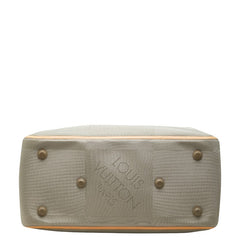 ルイ ヴィトン ダミエ ジェアン スヴラン ボストンバッグ M93016 カーキグリーン系 キャンバス レザー レディース LOUIS VUITTON 【中古】
