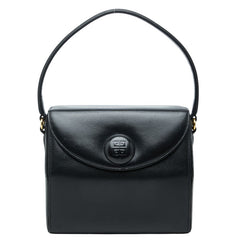 ジバンシー 4Gロゴ ハンドバッグ ブラック レザー レディース Givenchy 【中古】