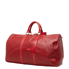 ルイ ヴィトン エピ キーポル 50 ボストンバッグ M42967 カスティリアンレッド レザー レディース LOUIS VUITTON 【中古】