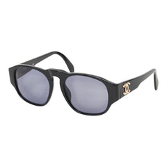 シャネル ココマーク サングラス 01452 94305 ブラック プラスチック レディース CHANEL 【中古】