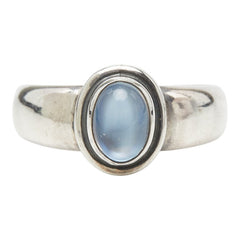 ジョージジェンセン リング 指輪 #46C シルバー ブルー ムーンストーン SV925 シルバー レディース Georg Jensen 【中古】