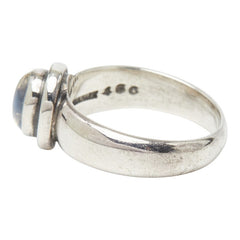 ジョージジェンセン リング 指輪 #46C シルバー ブルー ムーンストーン SV925 シルバー レディース Georg Jensen 【中古】