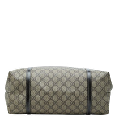 グッチ GGスプリーム トートバッグ ショルダーバッグ 197953 ベージュ ブラウン PVC レザー レディース GUCCI 【中古】