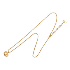 ディオール CDロゴ ネックレス ゴールド メッキ レディース Dior 【中古】