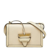 ロエベ バルセロナ スモール 斜め掛け ショルダーバッグ アイボリー系 レザー レディース LOEWE 【中古】