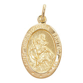 ウノアエレ K18YG イエローゴールド セント・クリストファー 聖 キリスト SAINT CHRISTOPHER PROTECT US ペンダントトップ ネックレス レディース UNOAERRE 【中古】