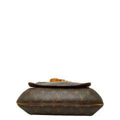 ルイ ヴィトン モノグラム ミュゼット 斜め掛け ショルダーバッグ M51256 ブラウン PVC レザー レディース LOUIS VUITTON 【中古】