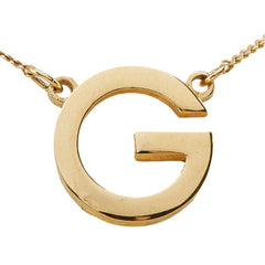 ジバンシー Gロゴ ペンダント ネックレス ゴールド メッキ レディース Givenchy 【中古】