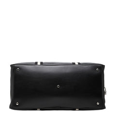 バリー トレインスポッティング ボストンバッグ トラベルバッグ ショルダーバッグ 2WAY ブラック レザー レディース BALLY 【中古】