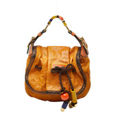 ルイ ヴィトン カラハリPM ハンドバッグ M97000 オレンジ レザー パイソン レディース LOUIS VUITTON 【中古】