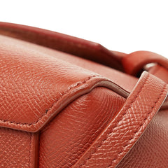 セリーヌ ベルトバッグ ナノ キャットフィッシュ ハンドバッグ ショルダーバッグ 2WAY ブラウン レザー レディース CELINE 【中古】