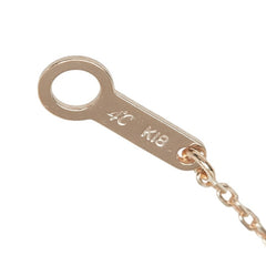 ヨンドシー K18PG ピンクゴールド ダイヤモンド ダイヤ0.103ct ハートモチーフ ブレスレット レディース 4℃ 【中古】