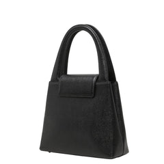 ジバンシー ヴィンテージ ロゴ ハンドバッグ ブラック レザー レディース Givenchy 【中古】