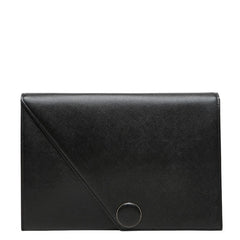 サンローラン ヴィンテージ クラッチバッグ セカンドバッグ ブラック レザー レディース SAINT LAURENT 【中古】