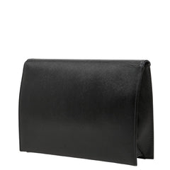 サンローラン ヴィンテージ クラッチバッグ セカンドバッグ ブラック レザー レディース SAINT LAURENT 【中古】