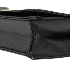 サンローラン ヴィンテージ クラッチバッグ セカンドバッグ ブラック レザー レディース SAINT LAURENT 【中古】