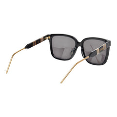 グッチ ウェリントン サングラス GG0599SA ブラック プラスチック レディース GUCCI 【中古】