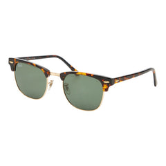 レイバン クラブマスター サングラス RB3016 W0366 ブラウン ゴールド ネイビー メッキ プラスチック レディース Ray-Ban 【中古】