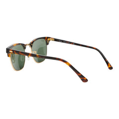 レイバン クラブマスター サングラス RB3016 W0366 ブラウン ゴールド ネイビー メッキ プラスチック レディース Ray-Ban 【中古】