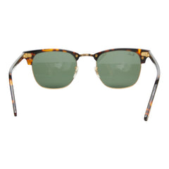 レイバン クラブマスター サングラス RB3016 W0366 ブラウン ゴールド ネイビー メッキ プラスチック レディース Ray-Ban 【中古】