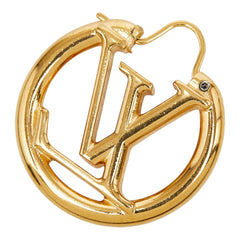 ルイ ヴィトン ピアス ルイーズ 片耳 左耳用 ピアス M00396 ゴールド メッキ レディース LOUIS VUITTON 【中古】