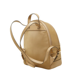 マイケルコース ブルックリン リュック バックパック デイパック 30T2GBNB2C ベージュ ナイロン レザー レディース Michael Kors 中古