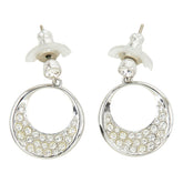 スワロフスキー スタッドピアス シルバー ラインストーン メタル レディース SWAROVSKI 【中古】