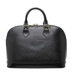 ルイ ヴィトン エピ アルマ ハンドバッグ M52142 ノワール ブラック レザー レディース LOUIS VUITTON 中古