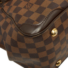 ルイ ヴィトン ダミエ ヴェローナPM ハンドバッグ N41117 ブラウン PVC レザー レディース LOUIS VUITTON 【中古】